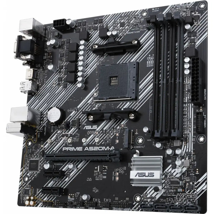 Motherboard Asus 90MB17H0-M0EAYC AMD AM4 AMD A520 AMD - Компютър Мрежи и компоненти<<<Компютри|