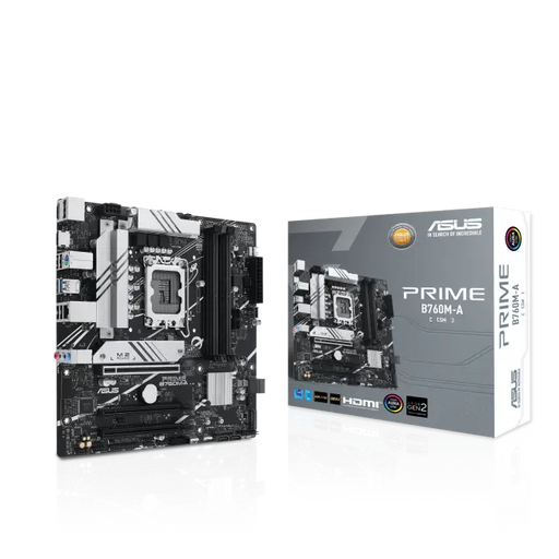 Motherboard Asus PRIME B760M-A-CSM DDR5 LGA1700 Intel B760 - Дънни платки<<<Компютърни компоненти<<<ValiAPI&&&Компютър