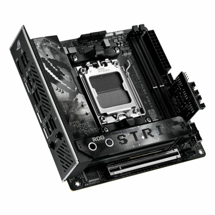 Motherboard Asus ROG STRIX X870-I GAMING WIFI AMD AMD X870 AMD AM5 - Компютър Мрежи и компоненти<<<Компютри|