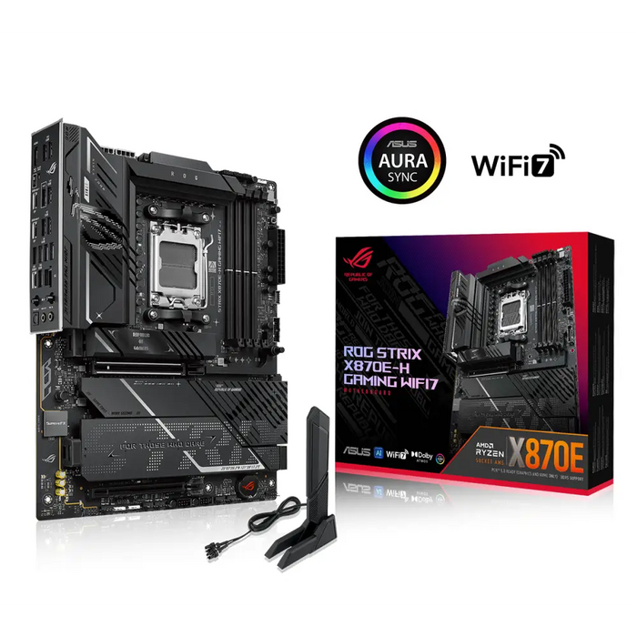 Motherboard ASUS ROG STRIX X870E-H GAMING WIFI7 AM5 DDR5 - Дънни платки<<<Компютърни компоненти<<<ValiAPI&&&Дънни
