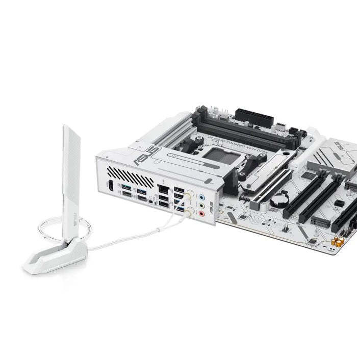 Motherboard ASUS X870 MAX GAMING WHITE WiFi7 AM5 DDR5 - Дънни платки<<<Компютърни компоненти<<<ValiAPI&&&Дънни