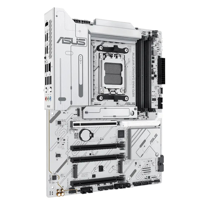 Motherboard ASUS X870 MAX GAMING WHITE WiFi7 AM5 DDR5 - Дънни платки<<<Компютърни компоненти<<<ValiAPI&&&Дънни