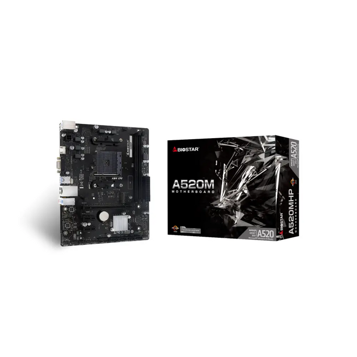 Motherboard BIOSTAR A520MHP socket AM4 - Дънни платки<<<Компютърни компоненти<<<ValiAPI&&&Дънни