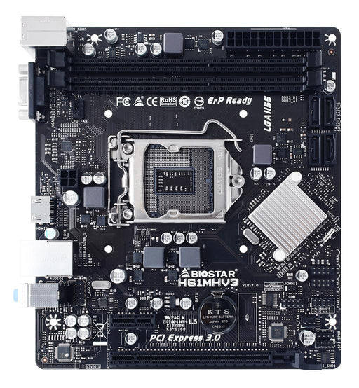 Motherboard BIOSTAR H61MHV3 Intel H61 sock. 1155 Ver 7.0 - Дънни платки<<<Компютърни компоненти<<<ValiAPI&&&Дънни