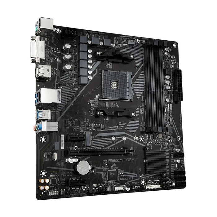 Motherboard GIGABYTE A520M-DS3H V2 Socket AM4 - Дънни платки<<<Компютърни компоненти<<<ValiAPI&&&Дънни