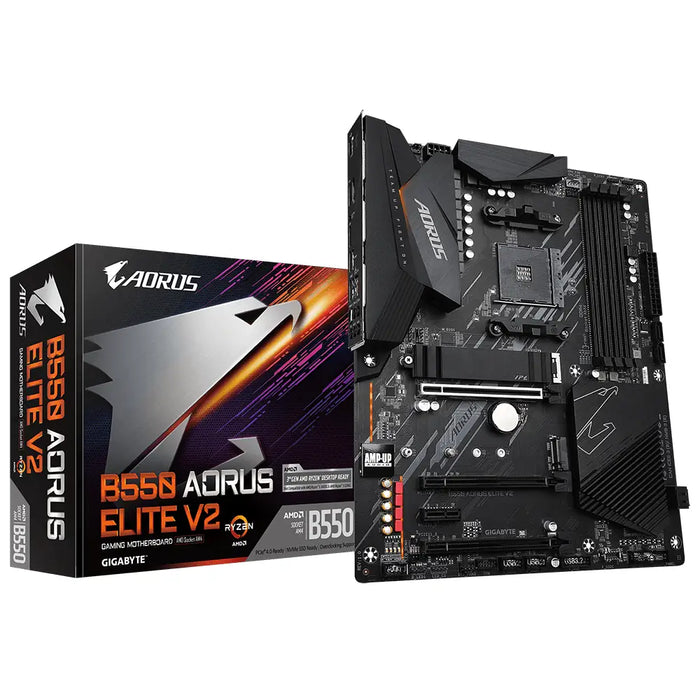 Motherboard GIGABYTE B550 AORUS ELITE V2 Socket AM4 - Дънни платки AMD<<<Дънни платки<<<Компоненти<<<ALSO&&&Дънни