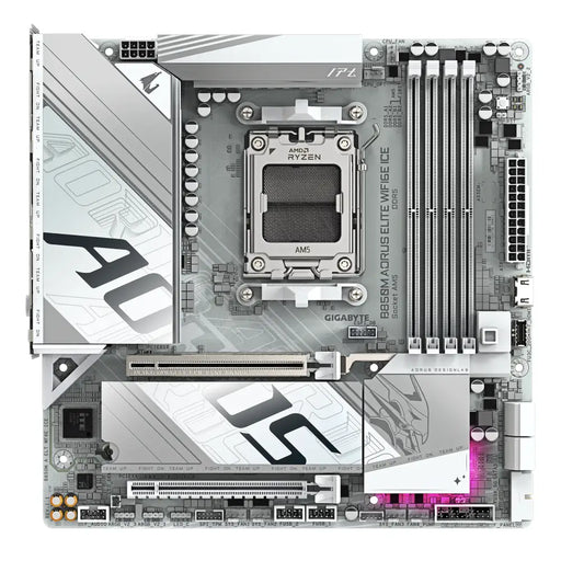 Motherboard GIGABYTE B850M AORUS ELITE WIF6E ICE socket AM5 - Дънни платки<<<Компютърни компоненти<<<ValiAPI&&&Дънни