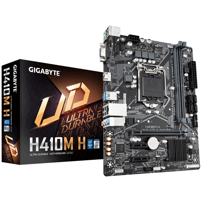 Motherboard GIGABYTE H410M-H V2 Socket 1200 - Дънни платки<<<Компютърни компоненти<<<ValiAPI&&&Дънни