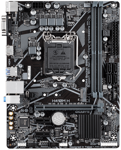 Motherboard GIGABYTE H410M-H V2 Socket 1200 - Дънни платки<<<Компютърни компоненти<<<ValiAPI&&&Дънни
