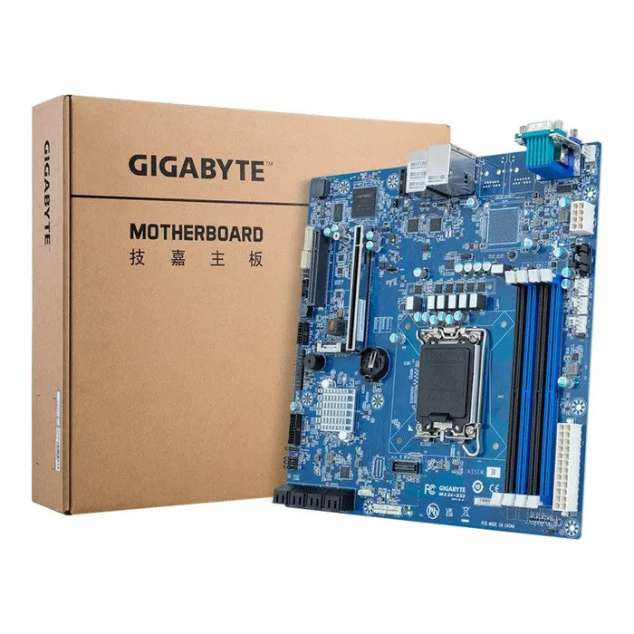 Motherboard - Gigabyte MX34-BS0 1x LGA 1700 Intel® Xeon® E-2400 / 6300 Intel® Pentium® Gold G7400 / G7400T Intel® C262