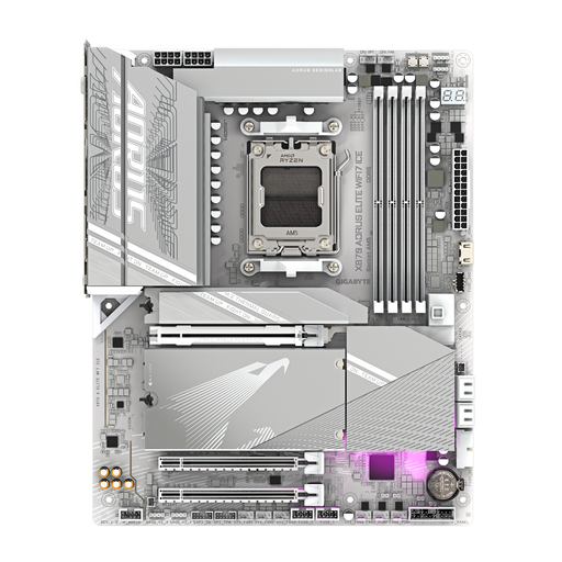Motherboard GIGABYTE X870 AORUS ELITE ICE WIFI 7 Socket AM5 - Дънни платки<<<Компютърни компоненти<<<ValiAPI&&&Дънни