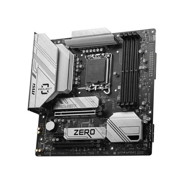 Motherboard MSI B760M PROJECT ZERO LGA 1700 Intel B760 - Компютър Мрежи и компоненти<<<Компютри|