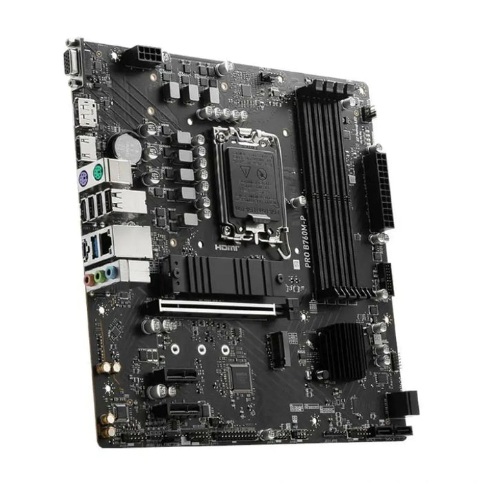 Motherboard MSI PRO B760M-P DDR4 LGA1700 LGA 1700 Intel Intel B760 - Компютър Мрежи и компоненти<<<Компютри|