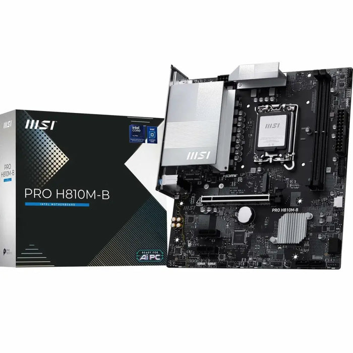Motherboard MSI PRO H810M-B LGA 1851 - Дънни платки<<<Компютър Мрежи и компоненти<<<Компютри|