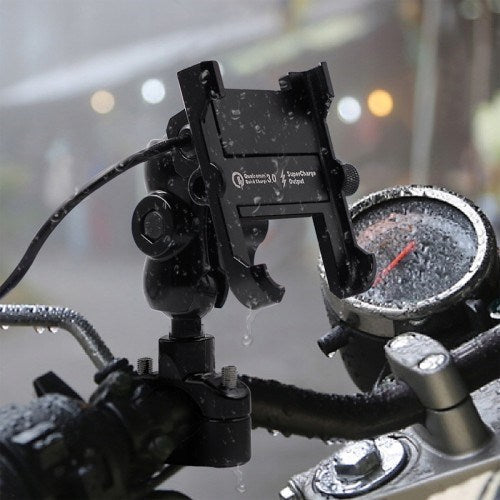 MOTORBIKE PHONE HOLDER FREEDCONN MC10N QC 3.0 - HoldersAKG-UCH<<<GSM accessoriesAKG<<<ActionPL