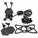 MOTORBIKE PHONE HOLDER FREEDCONN MC7C + BM2R HEAD TUBE ATTACHMENT - HoldersAKG-UCH<<<GSM accessoriesAKG<<<ActionPL