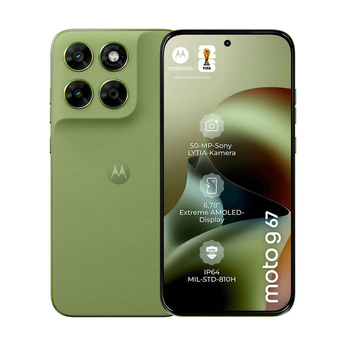 Smartphone Motorola Moto G67 5G 6,78" Octa Core mediatek dimensity 6300 4 GB RAM 128 GB Green