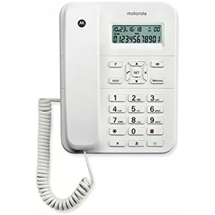 Landline Telephone Motorola White