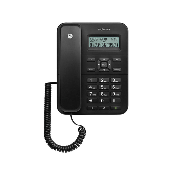 Landline Telephone Motorola Black