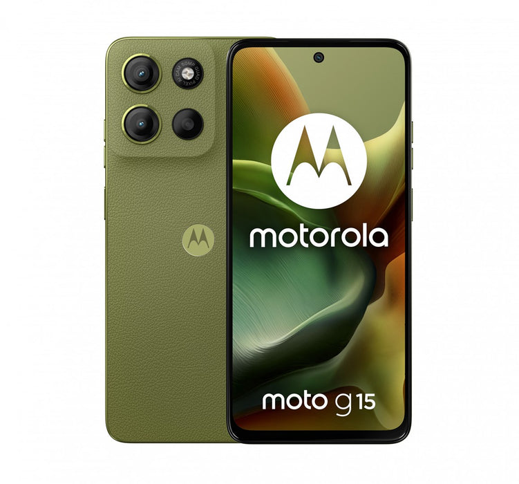 Motorola moto g15 17.1 cm (6.72") Dual SIM Android 15 4G USB Type-C 8 GB 128 GB 5200 mAh Green