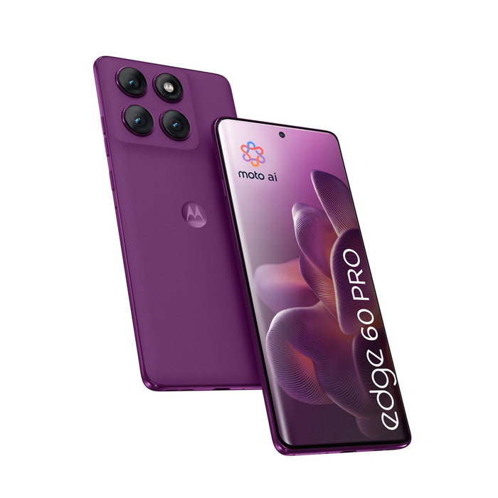 Motorola edge 60 pro 16.9 cm (6.67") Dual SIM Android 15 5G USB Type-C 12 GB 512 GB 6000 mAh Purple