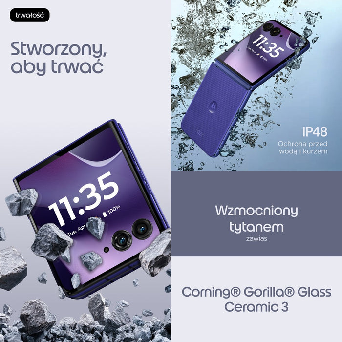 Motorola razr 70 ultra 17.7 cm (6.96") Dual SIM Android 16.0 5G USB Type-C 16 GB 512 GB 5000 mAh Violet