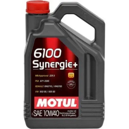 MOTUL 6100 SYNERGIE+ 10W-40 5 + 1L - АВТОМОБИЛНИ МАСЛА<<<MaxCar