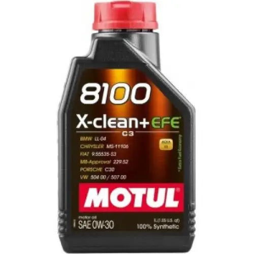 MOTUL 8100 X-CLEAN+ EFE 0W-30 1L - АВТОМОБИЛНИ МАСЛА<<<MaxCar