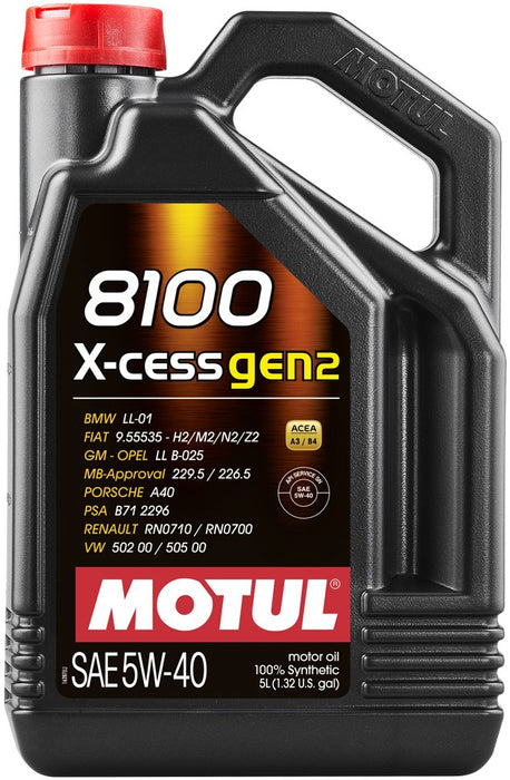 MOTUL 8100 X-CESS GEN2 5W-40 5L