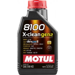 MOTUL 8100 X-CLEAN 5W-40 1L