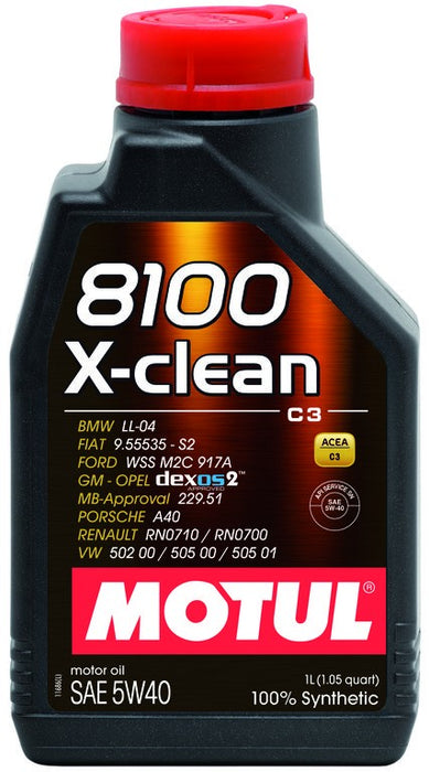 MOTUL 8100 X-CLEAN 5W-40 1L