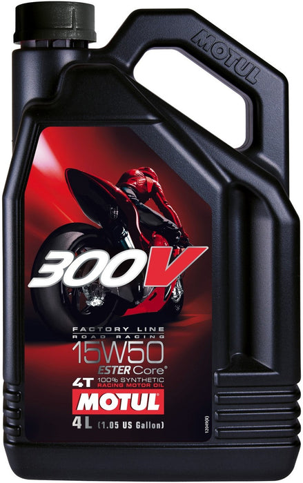MOTUL 300V FACTORY LINE ROAD RACING 15W-50 4L Moto