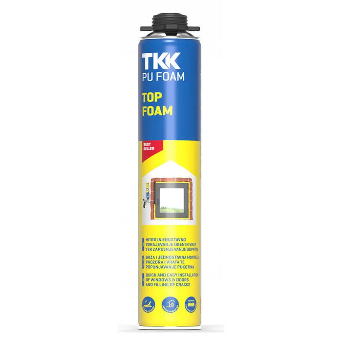 MOUNTING GUN PU FOAM TKK TOP FOAM - Монтажна пяна<<<Уплътнители и фуги<<<Строителни материали<<<Praktiker