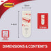 MOUNTING STRIPS S 12 PCS MAX 450G COMMAND - Продукти за съхранение и организация на дрехи<<<Домашни
