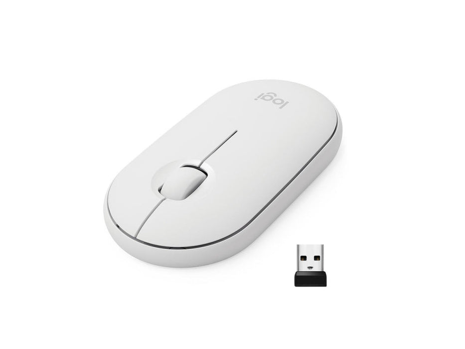 Mouse Logitech Wireless M350 Pebble Off-White - Мишки<<<Периферия<<<Компютри и периферия<<<TechMart