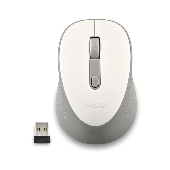 Mouse NGS DEWWHITE White 1600 dpi - Електроника Периферни и резервни части<<<Компютри| Електроника<<<BigBuy&&&Мишки &