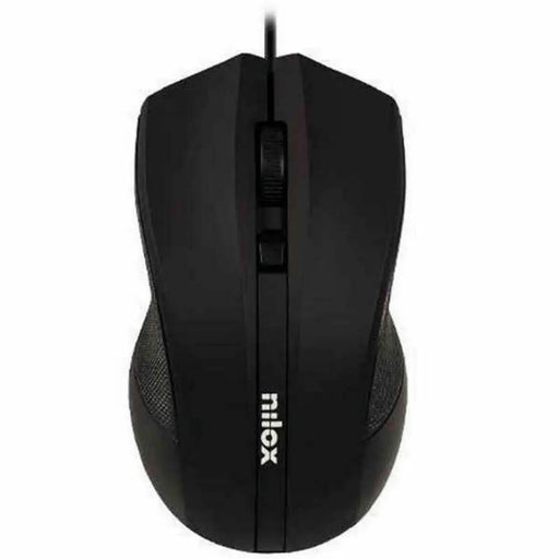 Mouse Nilox MOUSB1002 Black 1600 dpi - Електроника Периферни и резервни части<<<Компютри| Електроника<<<BigBuy&&&Мишки