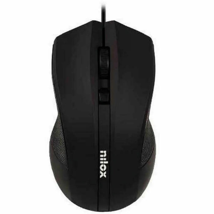 Mouse Nilox MOUSB1002 Black 1600 dpi - Електроника Периферни и резервни части<<<Компютри| Електроника<<<BigBuy&&&Мишки