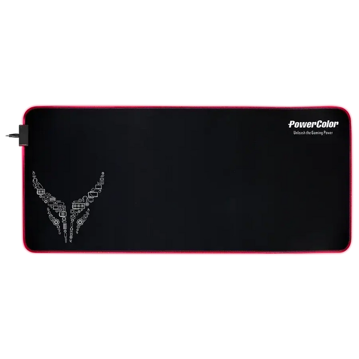 Mouse pad PowerColor Red Devil RGB - XL - Падове за мишки<<<Мишки и презентъри<<<Периферия и