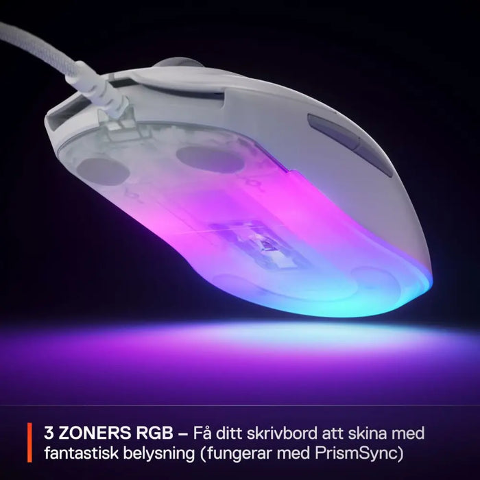 Mouse SteelSeries 62516 White - Електроника Периферни и резервни части<<<Компютри| Електроника<<<BigBuy&&&Мишки &