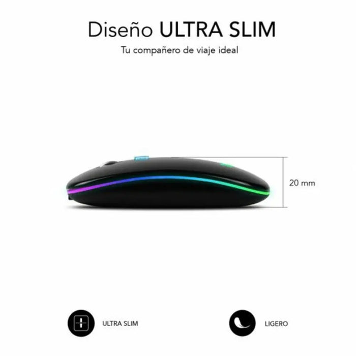 Mouse Subblim SUBMO-LDFLAT1 Black 1600 dpi - Електроника Периферни и резервни части<<<Компютри|