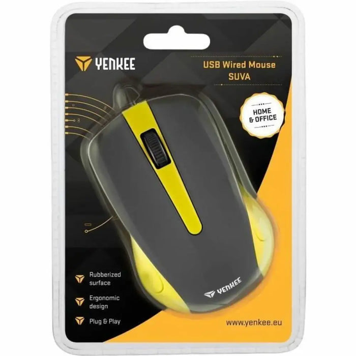Mouse Yenkee YMS 1015YW Yellow 1000 dpi - Мишки & Mouse<<<Електроника Периферни и резервни части<<<Компютри|
