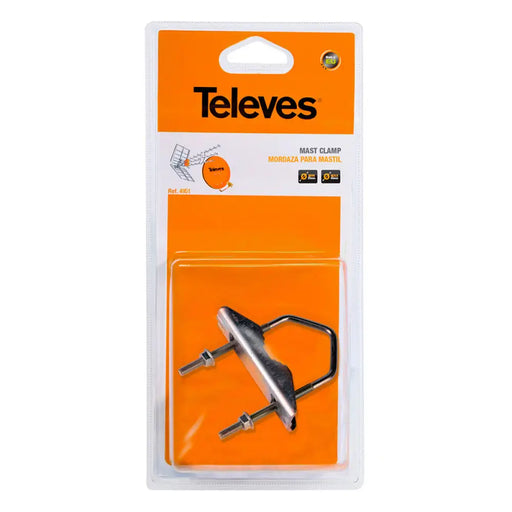 Mouth Gag TELEVES Ø 25-45 mm Flagpole Galvanised Steel - Електроника Телевизори<<<Компютри|