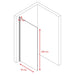MOVABLE SCREEN 70X200 FORMA VITA SW-J02-1 - Преградни стени и паравани<<<Душкабини и сауни<<<Баня<<<Praktiker