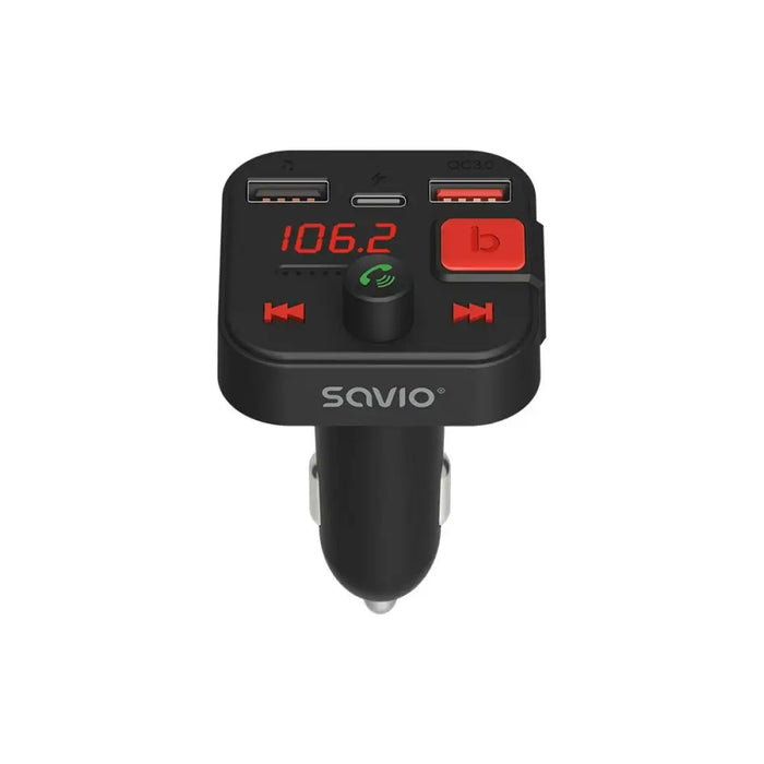 MP3 Player and FM Transmitter for Cars Savio TR-15 - Блутут комплекти за свободни ръце за автомобил<<<Електроника GPS и