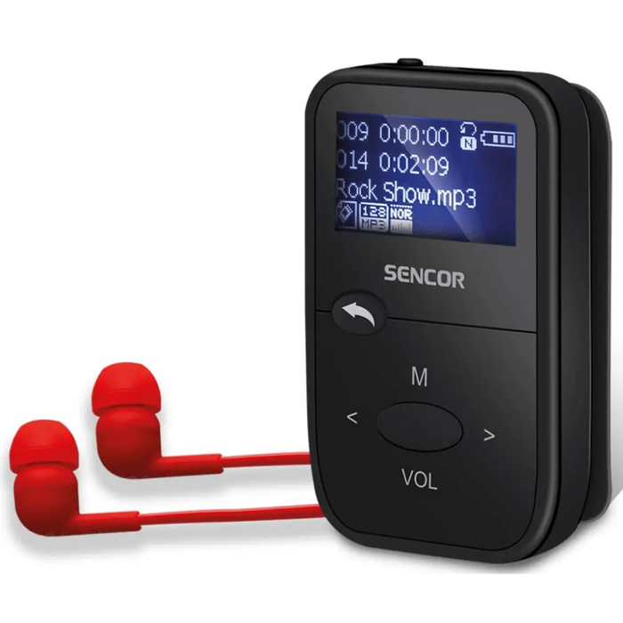 MP3 player Sencor SFP4408BK - MP3/MP4 плеъри<<<Плеъри<<<Телевизори Аудио и видео<<<TechMart