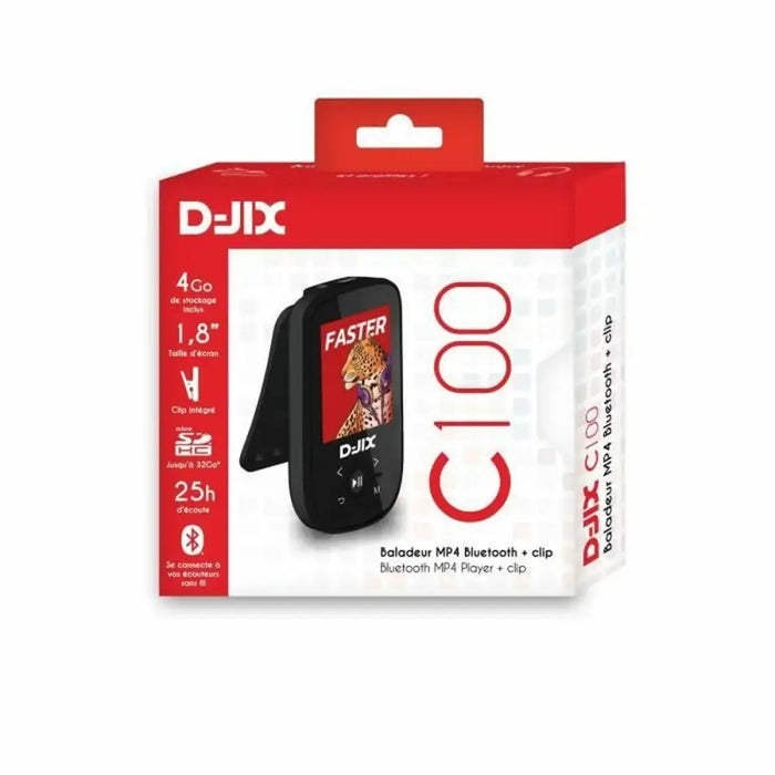 MP4 Player Logicom C100 4 GB Bluetooth Black - Електроника Звук<<<Компютри| Електроника<<<BigBuy&&&MP3 Mp4 и
