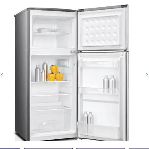 MPM MPM-125-CZ-11/E silver refrigerator with a freezer - Freestanding refrigerator-freezers