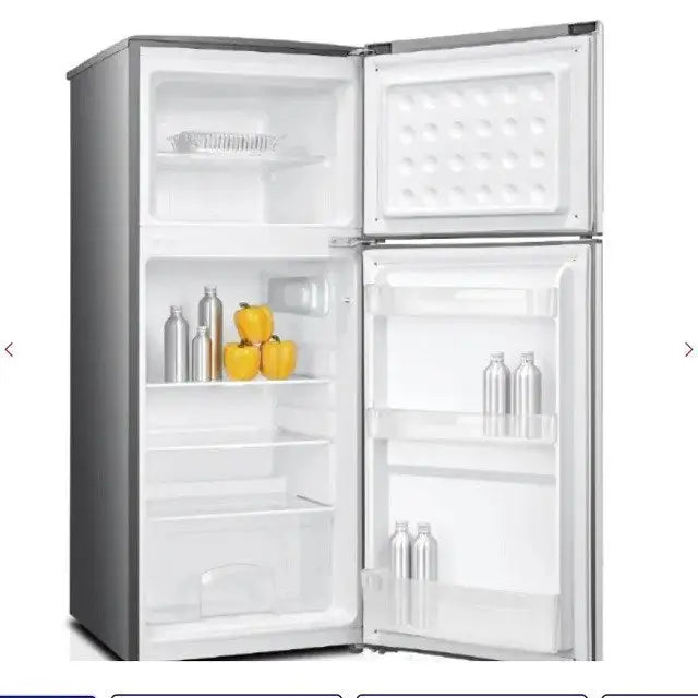 MPM MPM-125-CZ-11/E silver refrigerator with a freezer - Freestanding refrigerator-freezers