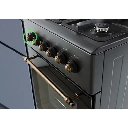 MPM MPM-56-KRM-13 Gas/electric cooker Black - Free-standing kitchensAGD-KWS<<<Home Appliance - ProductsAGD<<<ActionPL